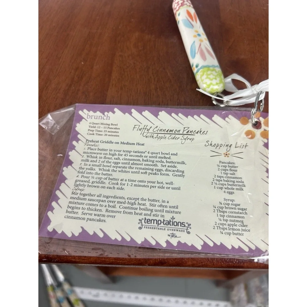 Temp-Tations By Tara Seasonal Whisk With Recipe